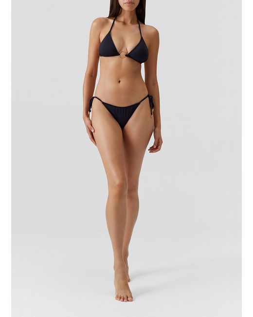 Melissa Odabash Blue Miami Bikini Top
