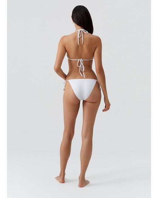 Melissa Odabash White Miami Bikini Top