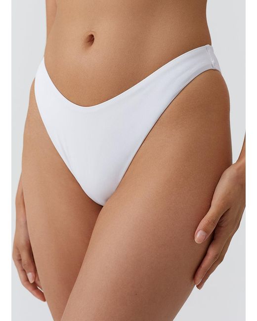 Melissa Odabash White Exclusive Noto Bikini Bottom