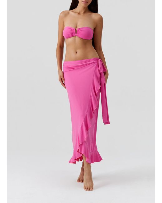 Melissa Odabash Pink Cassidy Watermelon Skirt