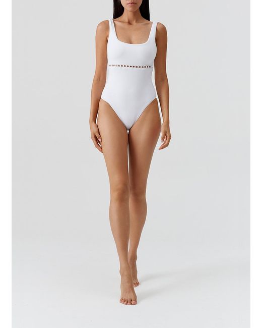 Odabash UK White Carmel Swimsuit