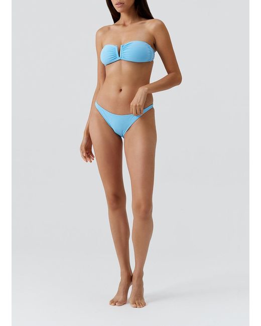 Melissa Odabash Blue Alba Celeste Bikini Top