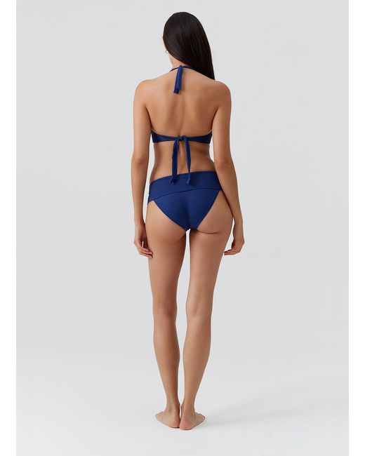 Melissa Odabash Blue Brussels Marine Bikini Bottom
