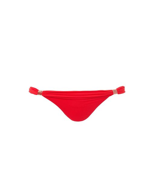 Melissa Odabash Red Grenada Bikini Bottom
