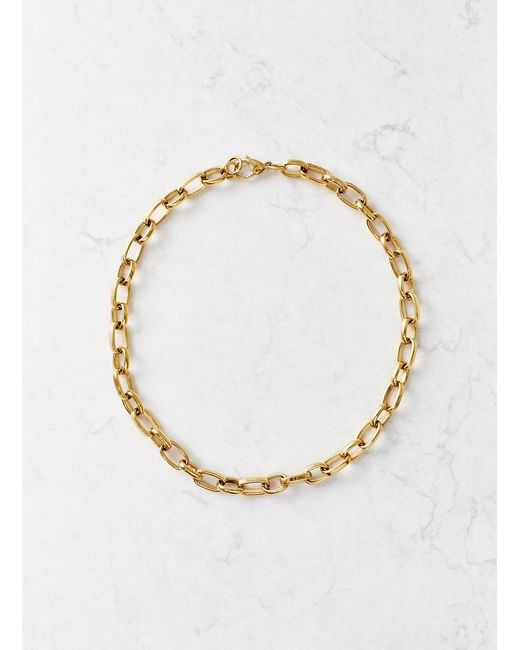 Melissa Odabash Metallic Chunky Chain Necklace