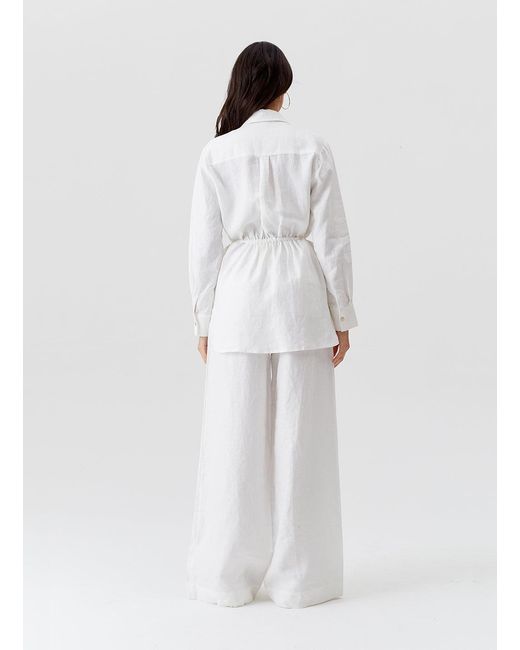 Melissa Odabash White Ariel Shirt
