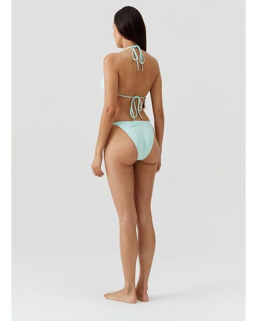 Melissa Odabash Blue Girona Mint Bikini Top