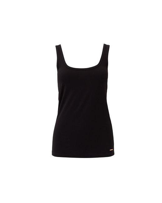 Melissa Odabash Black Exclusive Camille Tank