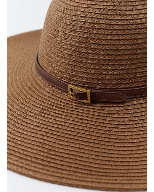 Melissa Odabash Brown Jemima Dark Hat