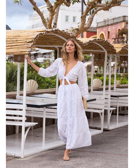 Melissa Odabash White Novie Skirt