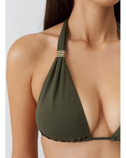 Melissa Odabash Green Grenada Bikini Top
