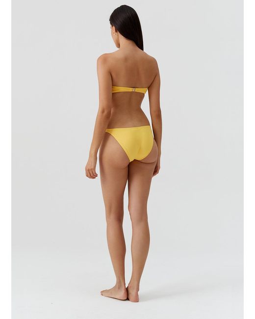 Melissa Odabash Yellow Alba Sunflower Bikini Bottom