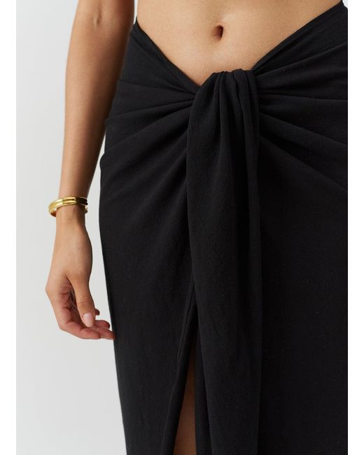Melissa Odabash Black Winnie Skirt