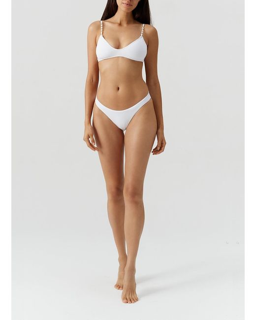 Melissa Odabash White Lima Bikini Top