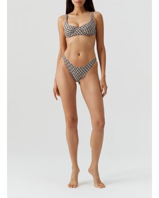 Melissa Odabash Metallic Exclusive Noto Chain Bikini Top