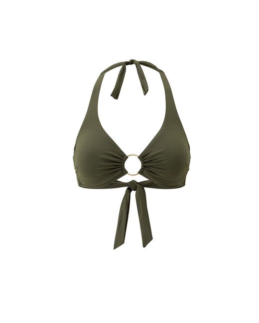 Melissa Odabash Green Brussels Bikini Top