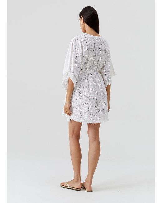 Melissa Odabash White Ivy Kaftan
