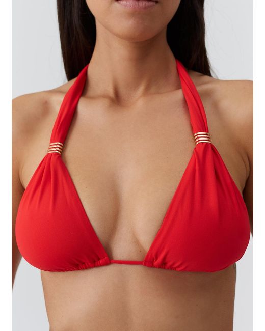 Melissa Odabash Red Grenada Bikini Bottom