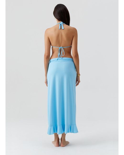 Melissa Odabash Blue Cassidy Celeste Skirt