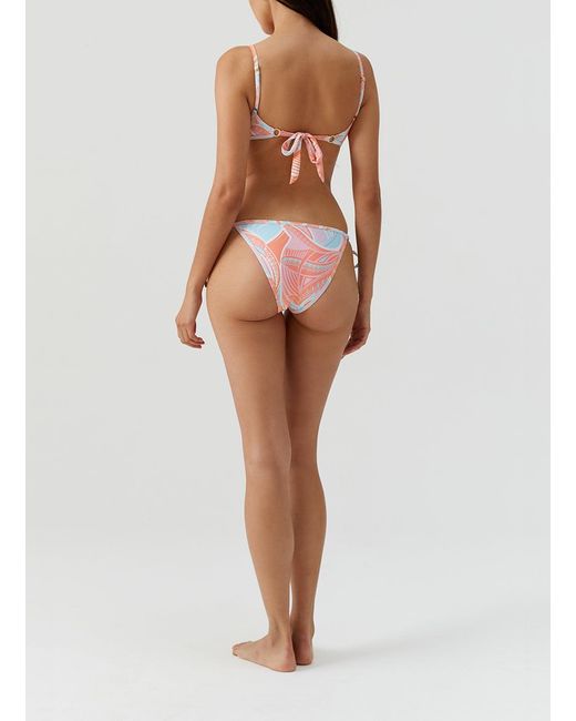 Melissa Odabash Pink Cassis Cosmic Bikini Bottom