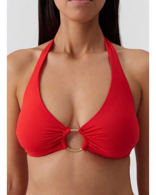 Melissa Odabash Red Brussels Bikini Bottom
