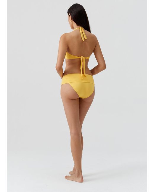 Melissa Odabash Metallic Brussels Sunflower Bikini Top