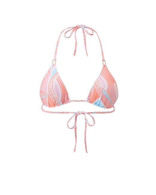 Melissa Odabash Pink Cancun Cosmic Bikini Top