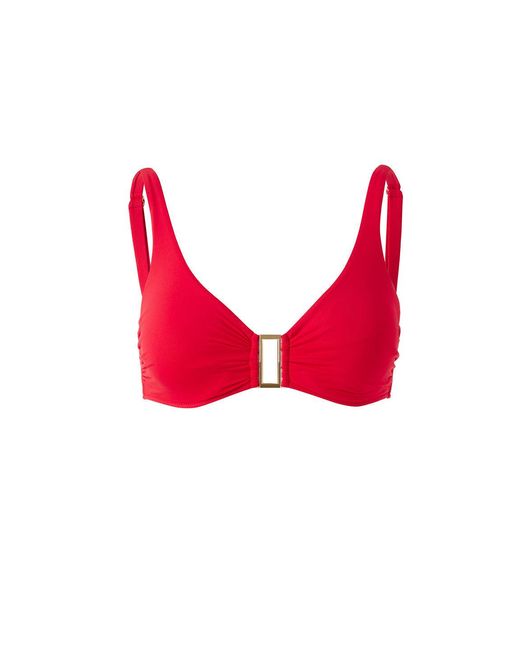 Melissa Odabash Red Bel Air Bikini Top
