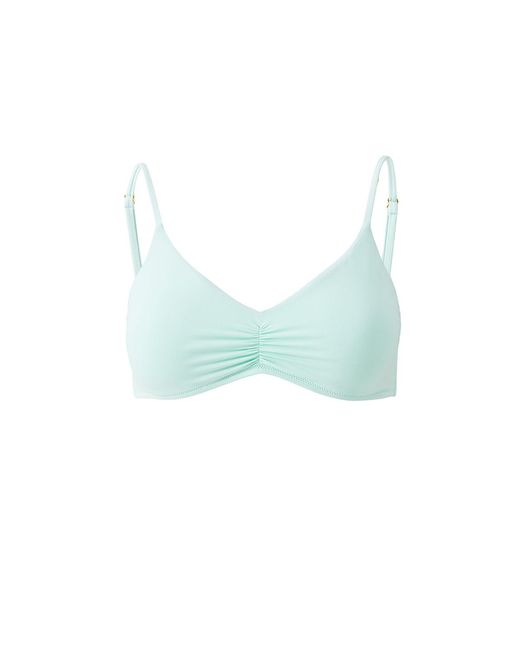 Melissa Odabash Blue Nashville Mint Bikini Top
