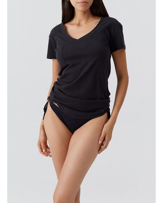 Melissa Odabash Black Exclusive Hadley T-Shirt
