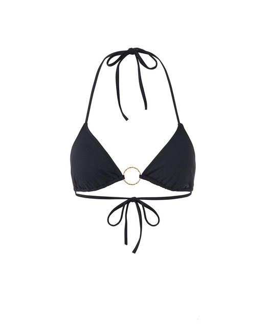 Melissa Odabash Blue Miami Bikini Top