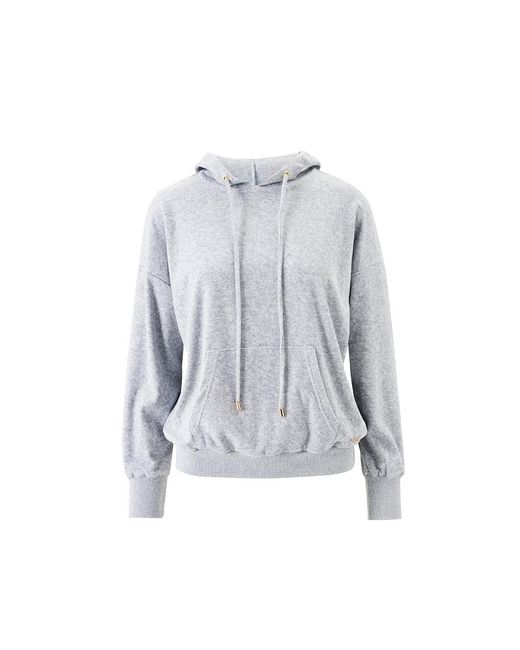 Melissa Odabash Gray Nora Hoodie