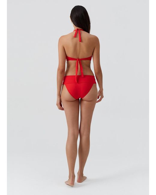 Melissa Odabash Red Brussels Bikini Bottom