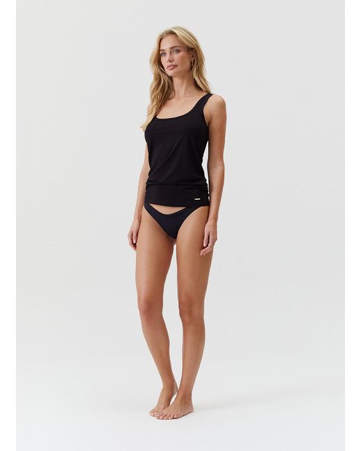 Melissa Odabash Black Exclusive Camille Tank