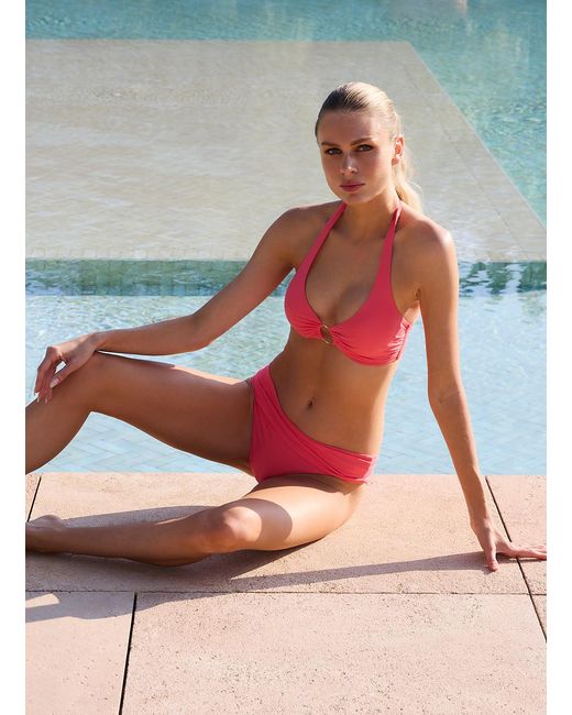 Melissa Odabash Pink Brussels Coral Bikini Top