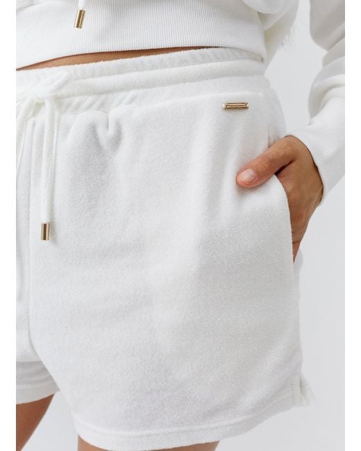 Melissa Odabash White Laura Shorts