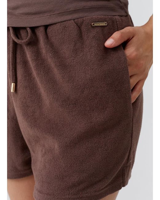 Melissa Odabash Brown Laura Coffee Shorts
