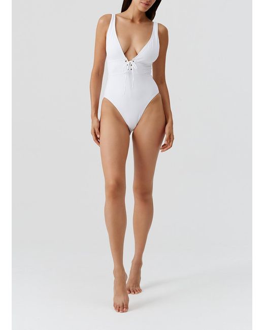 Odabash UK White Tortuga Swimsuit