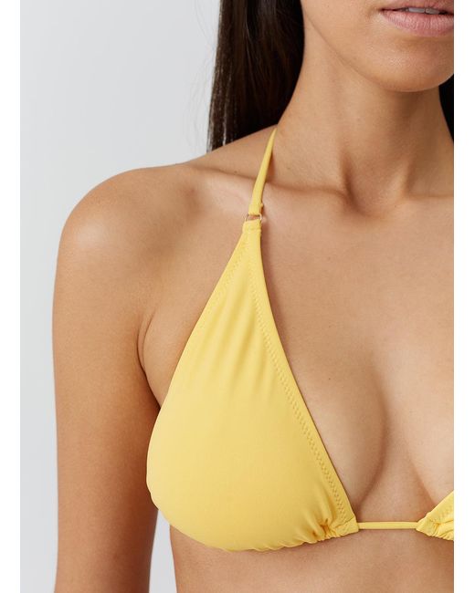 Melissa Odabash Yellow Malibu Sunflower Bikini Bottom