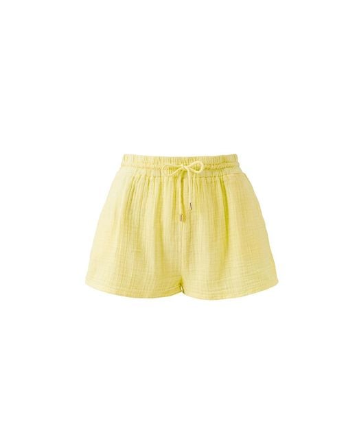 Melissa Odabash Yellow Abbie Shorts