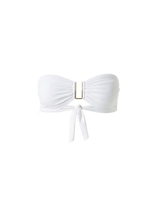 Melissa Odabash White Barcelona Bikini Top