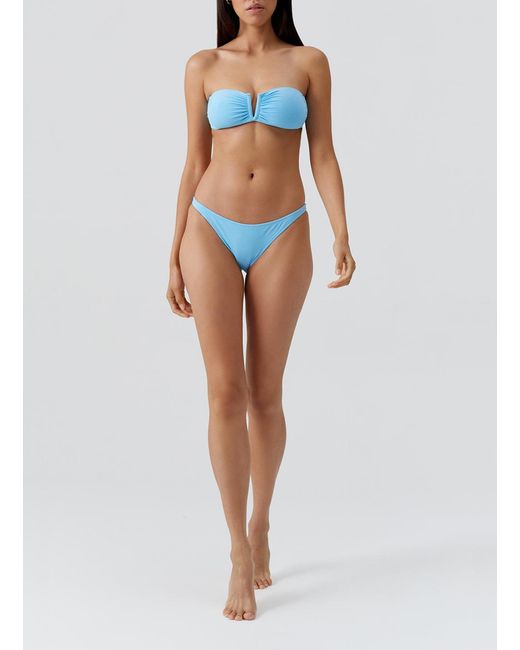 Melissa Odabash Blue Alba Celeste Bikini Top
