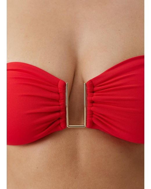 Melissa Odabash Red Barcelona Bikini Bottom