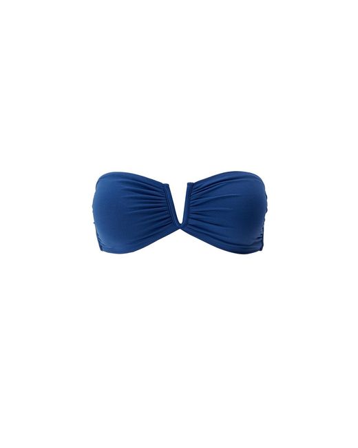 Melissa Odabash Blue Alba Marine Bikini Top