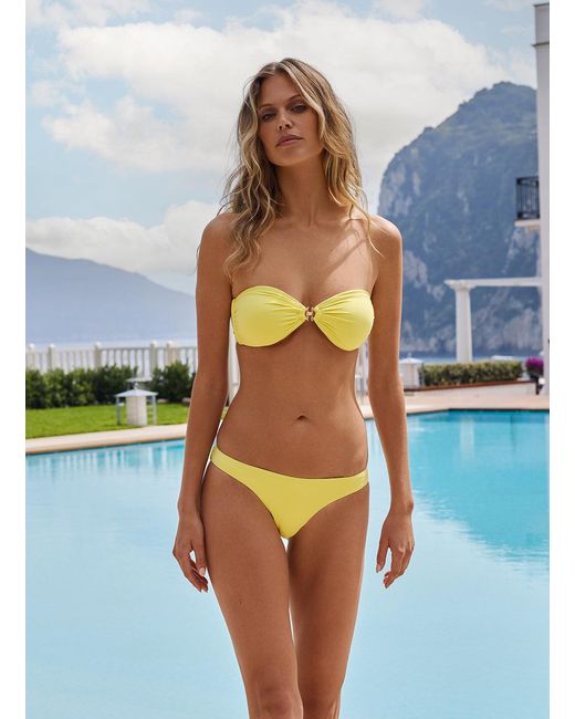 Melissa Odabash Yellow Istanbul Bikini Top