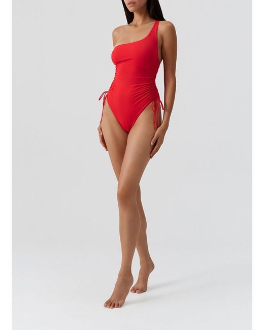 Odabash UK Red Polynesia Swimsuit