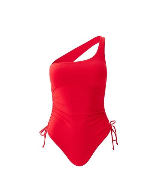 Odabash UK Red Polynesia Swimsuit