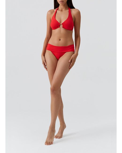 Melissa Odabash Red Brussels Bikini Bottom