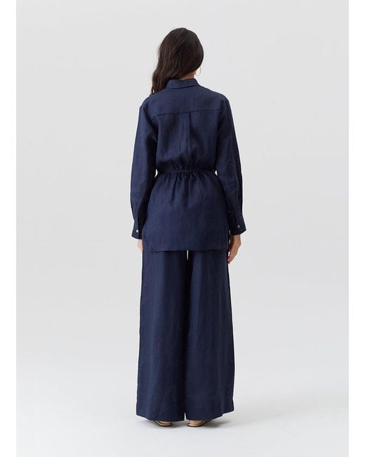 Melissa Odabash Blue Ariel Shirt