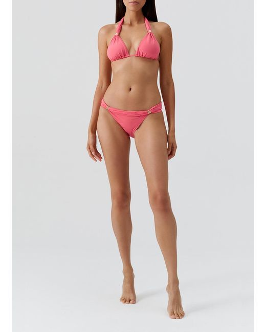 Melissa Odabash Pink Grenada Coral Bikini Bottom